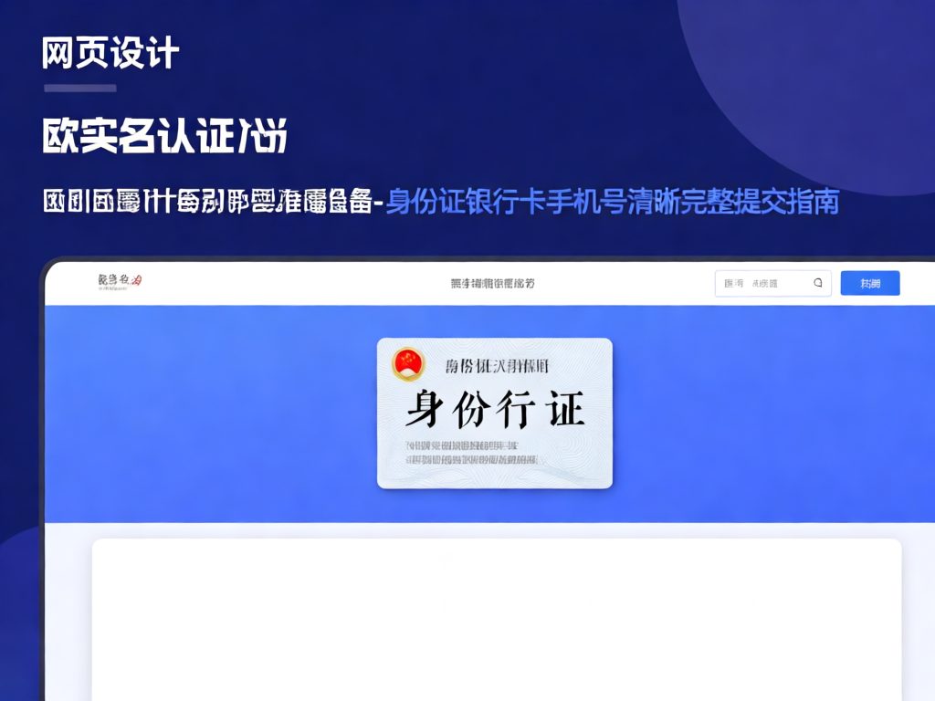 身份证认证示例